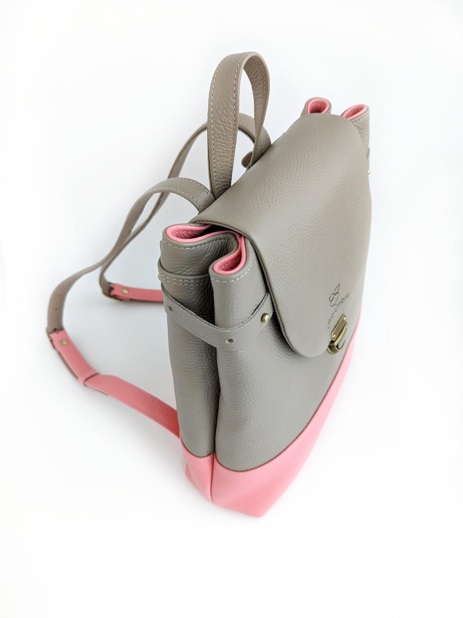 Рюкзак ОРЛАНДО лён + роза