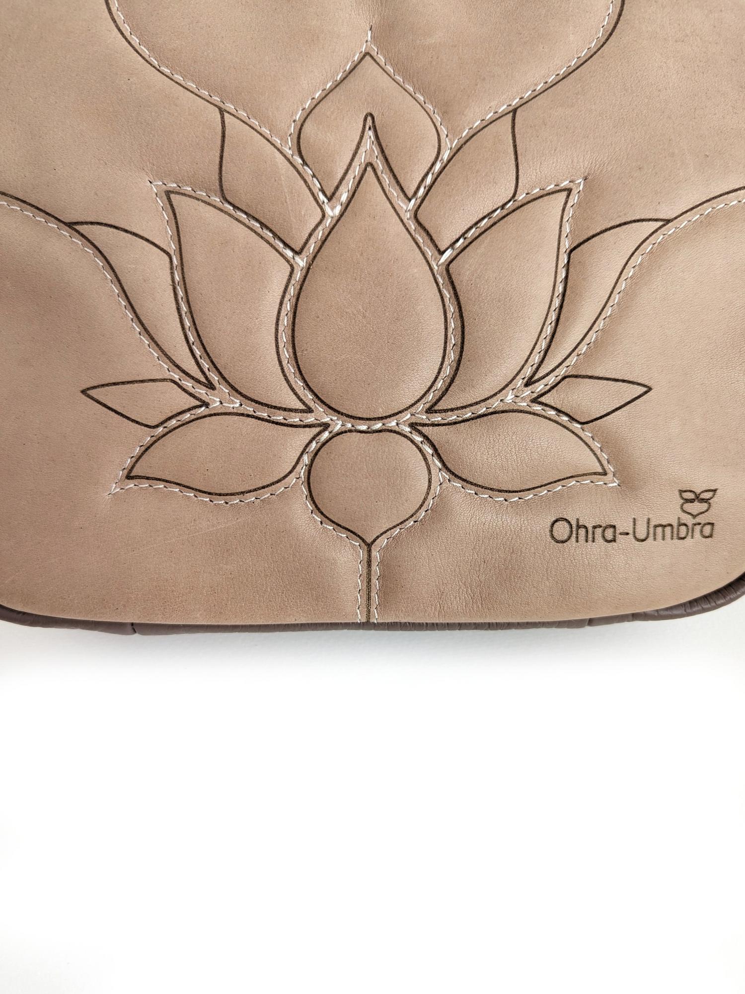 Сумка СИНГАПУР персиковая косточка + капучино + грифель