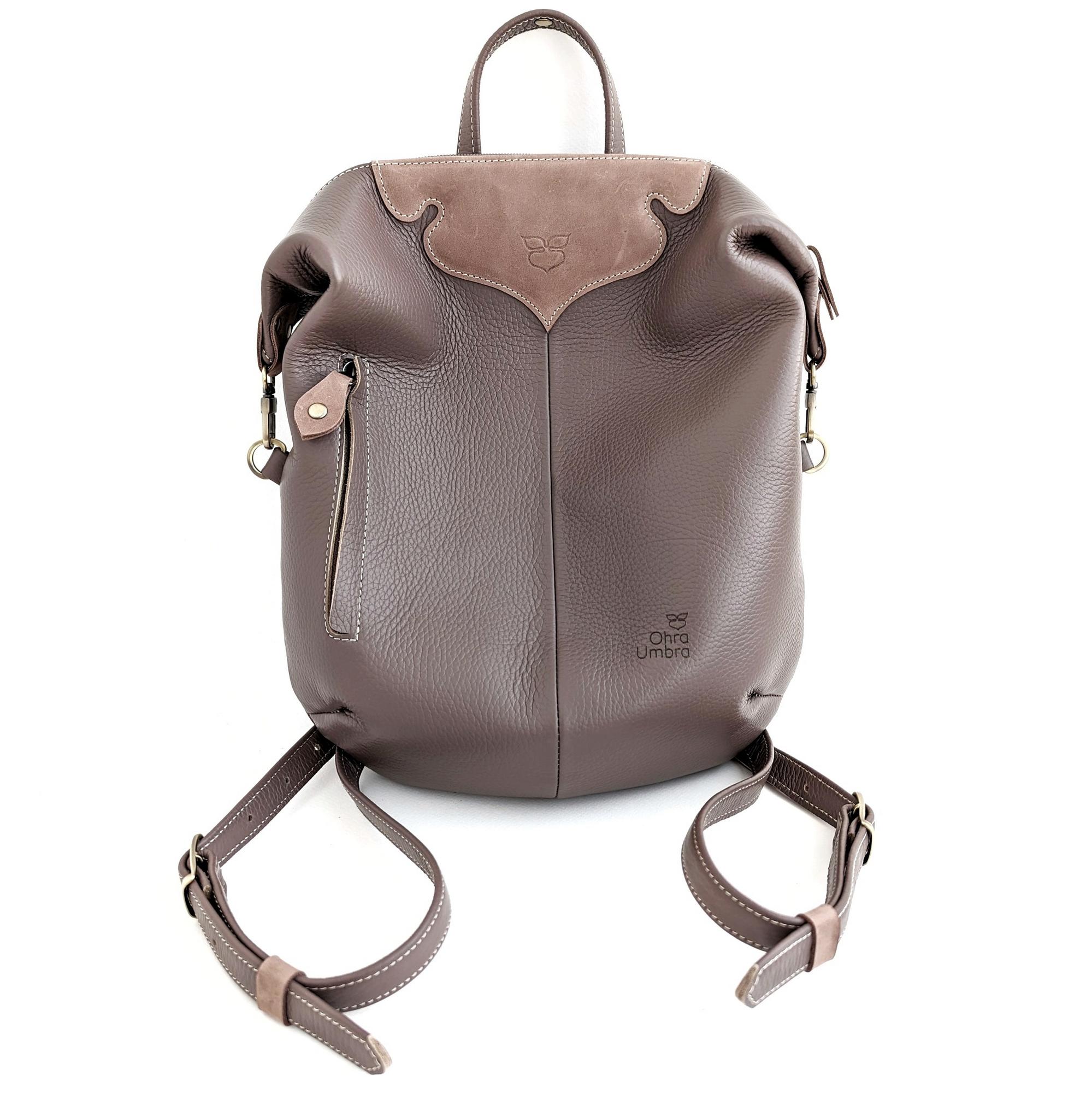 Рюкзак ТУЛОН капучино + пыльно-лиловый