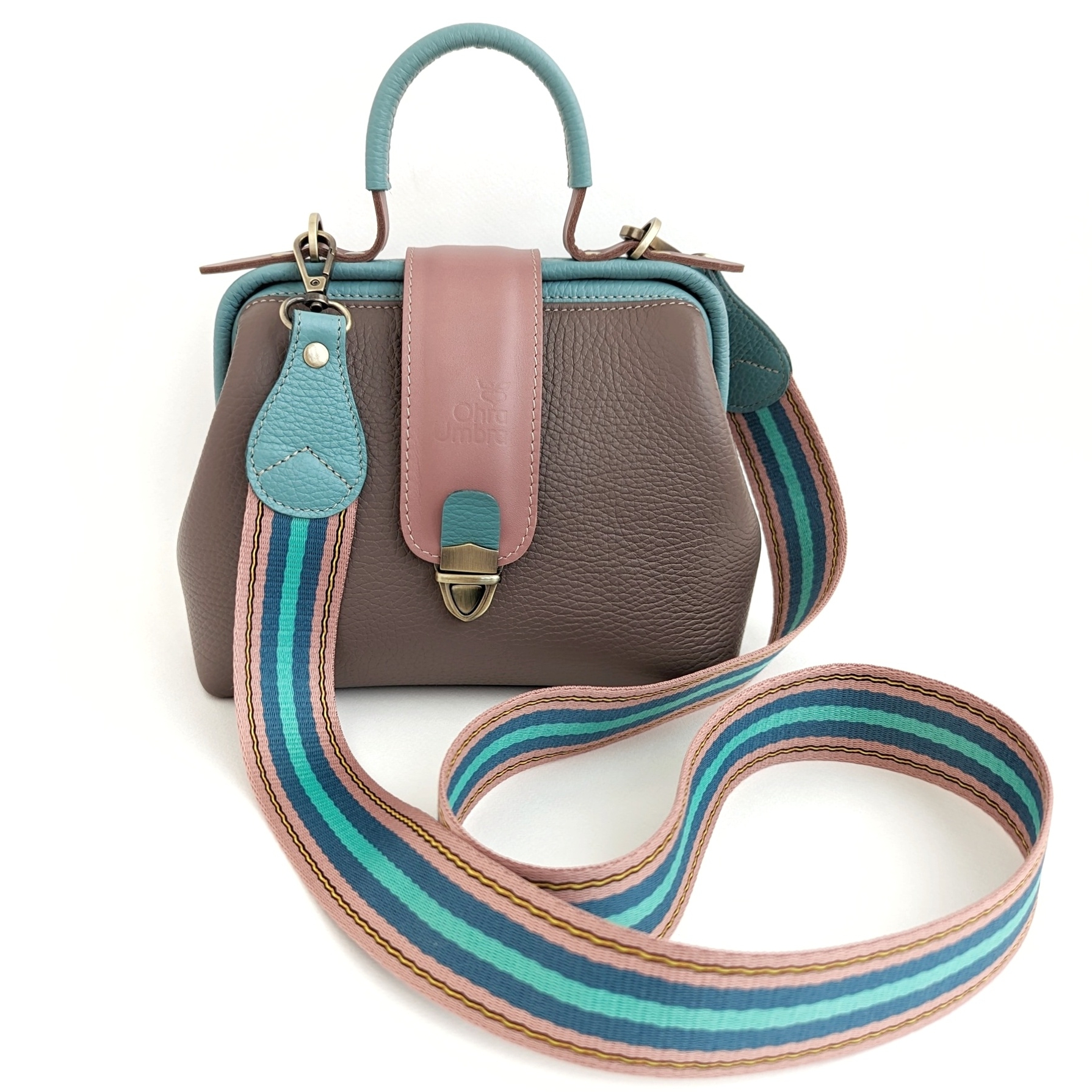 Саквояж ЛИМОЖ капучино + пыльная мята + пыльная роза + розовый каштан