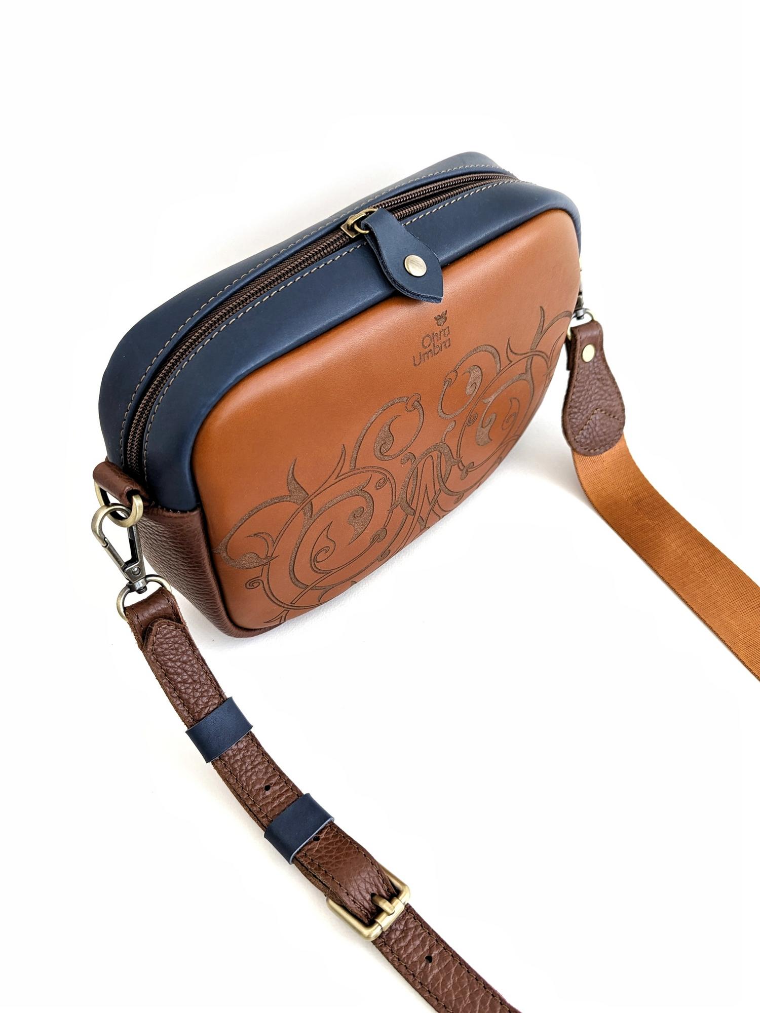 Сумка ФЛОРЕНЦИЯ пряник + лесной орех + черника