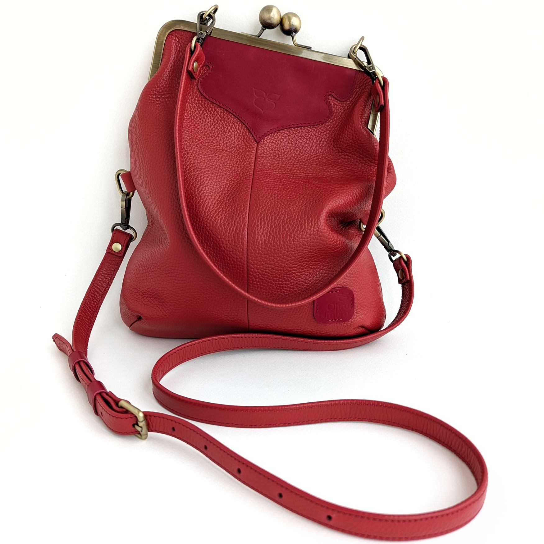 Сумка ДИЖОН томат + брусника