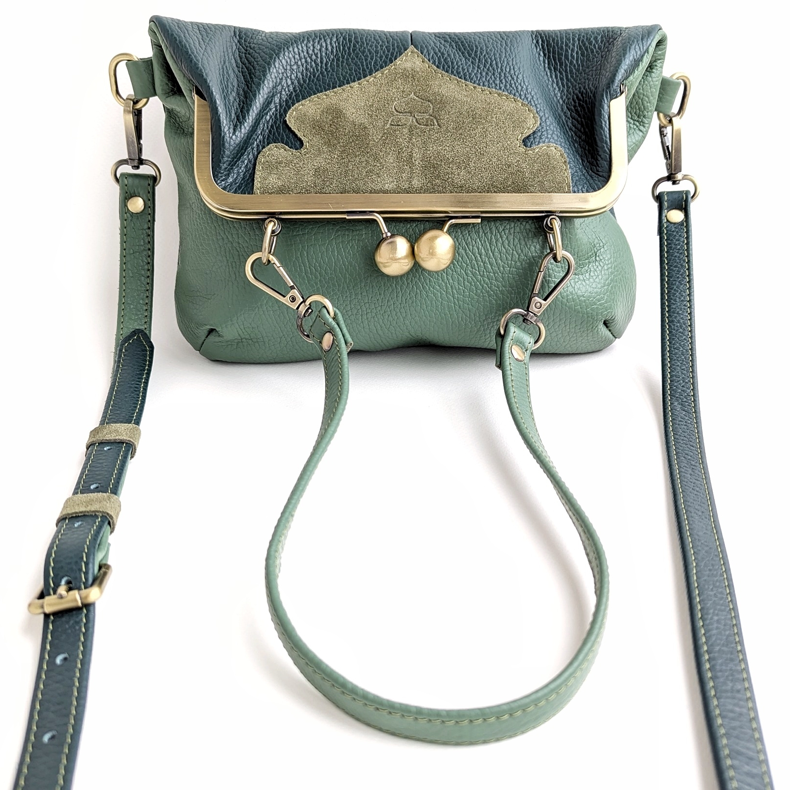 Сумка ДИЖОН хвоя + нефрит + мох