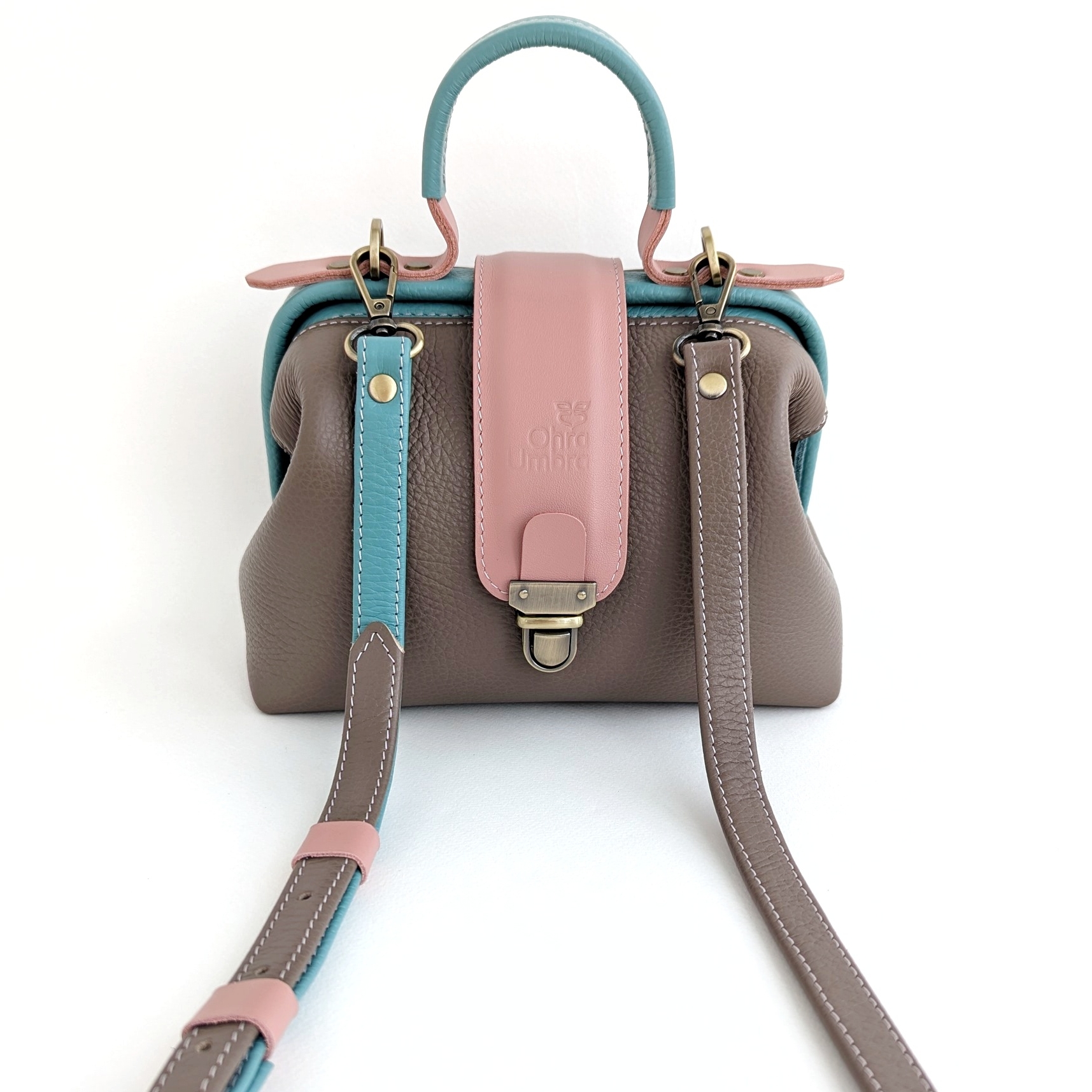 Саквояж ЛИМОЖ капучино + пыльная мята + сакура