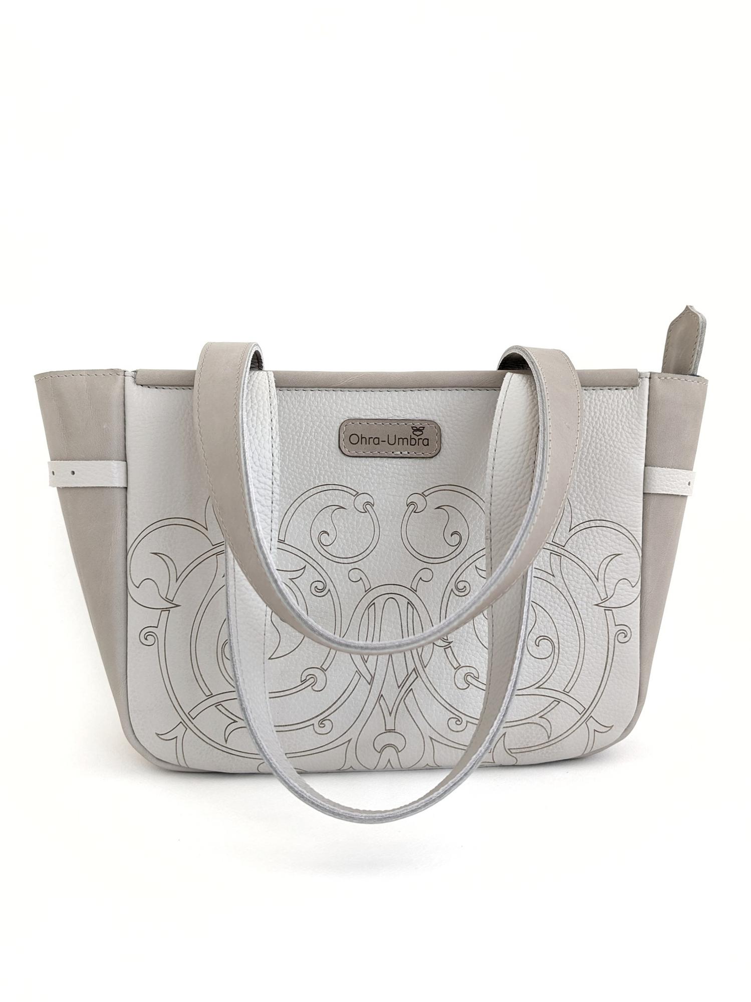 Сумка ВЕРОНА алебастр + дым