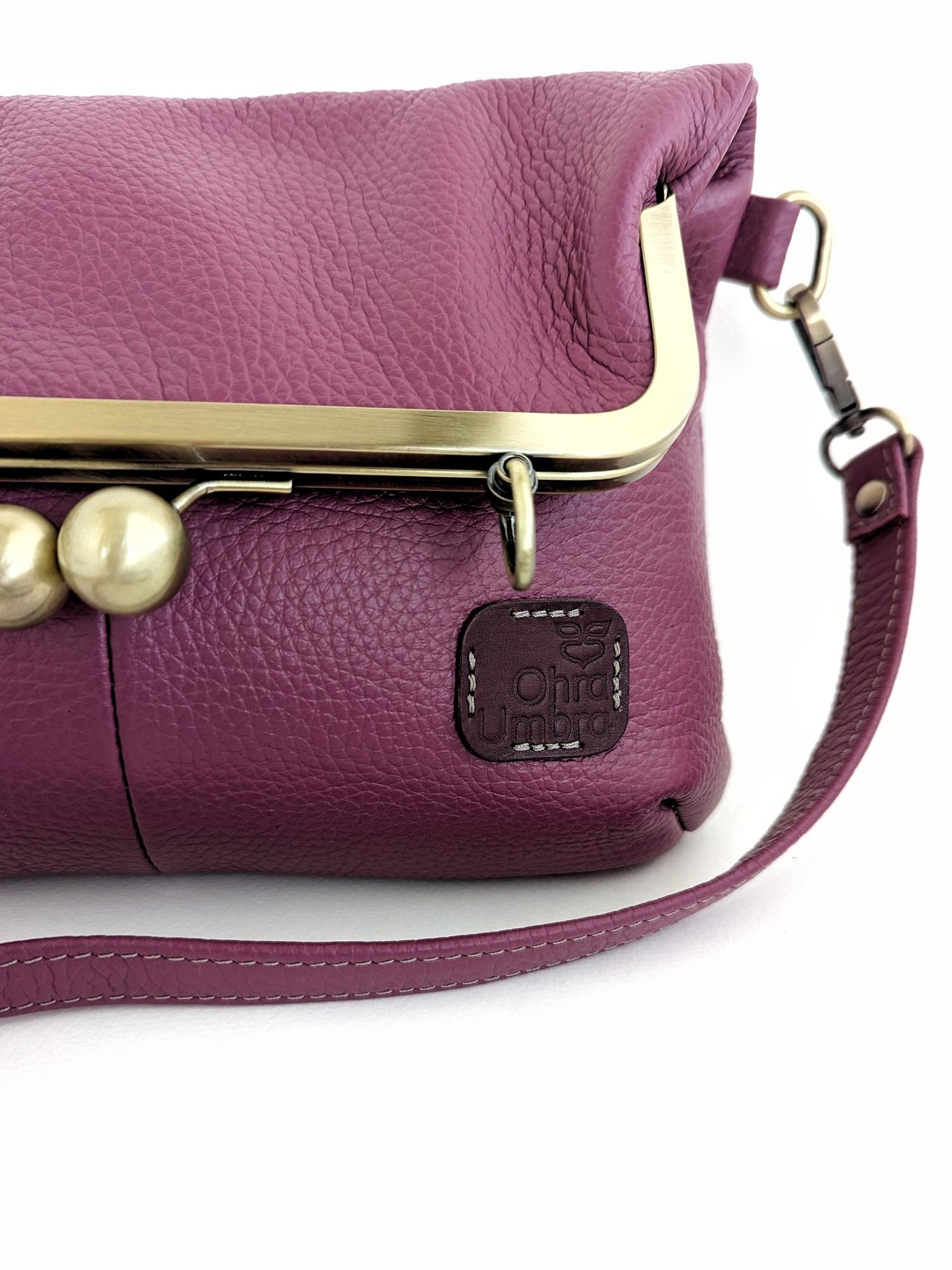 Сумка ДИЖОН малина + вишня