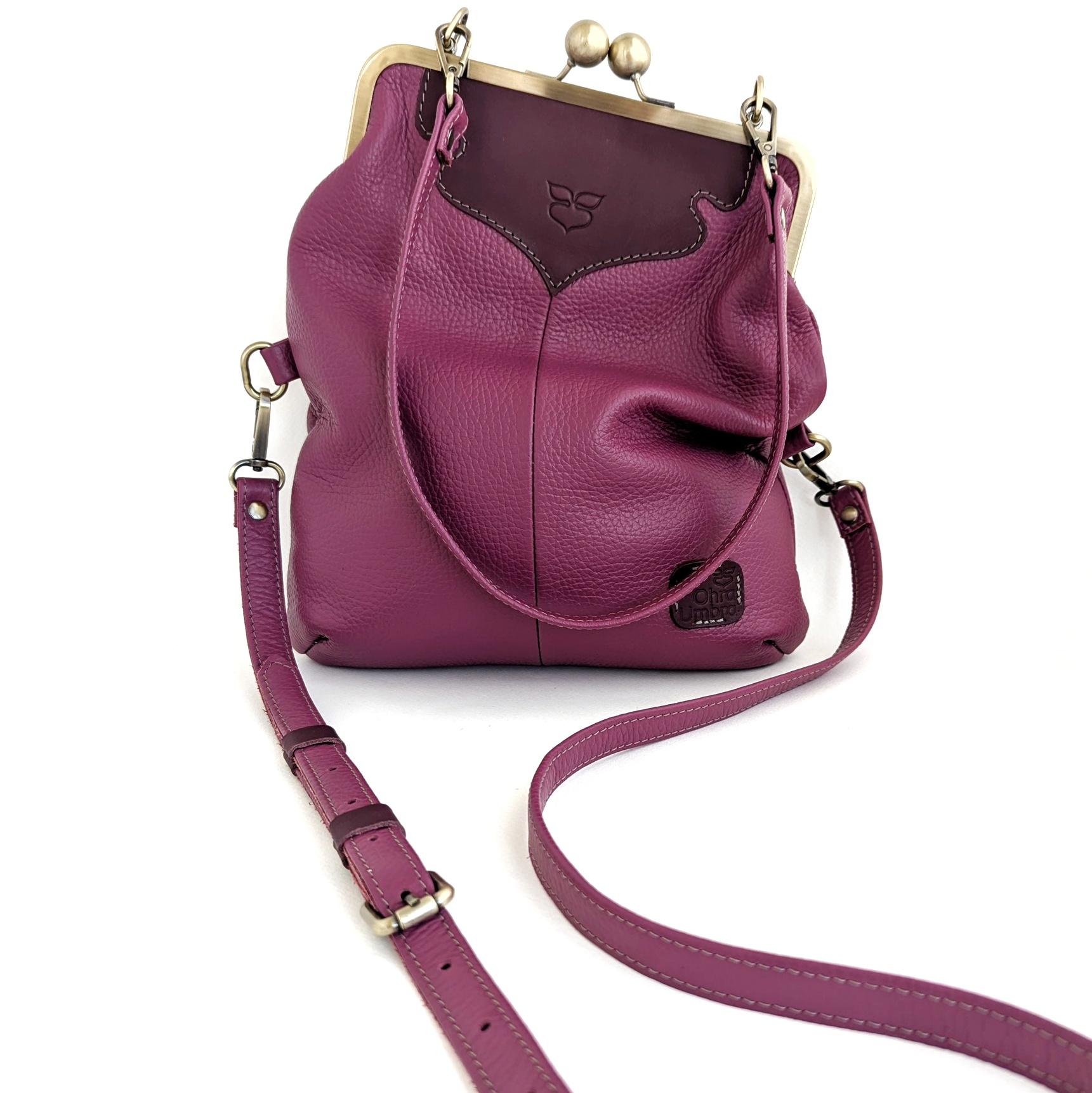 Сумка ДИЖОН малина + вишня