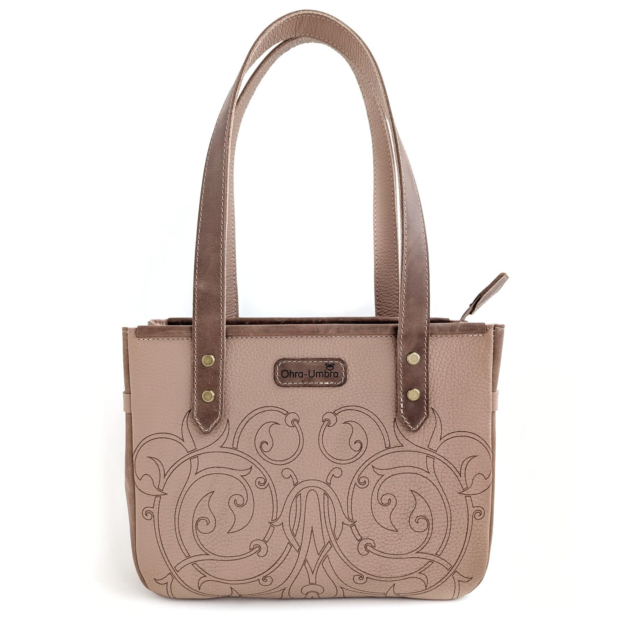 Сумка ВЕРОНА песок + табак