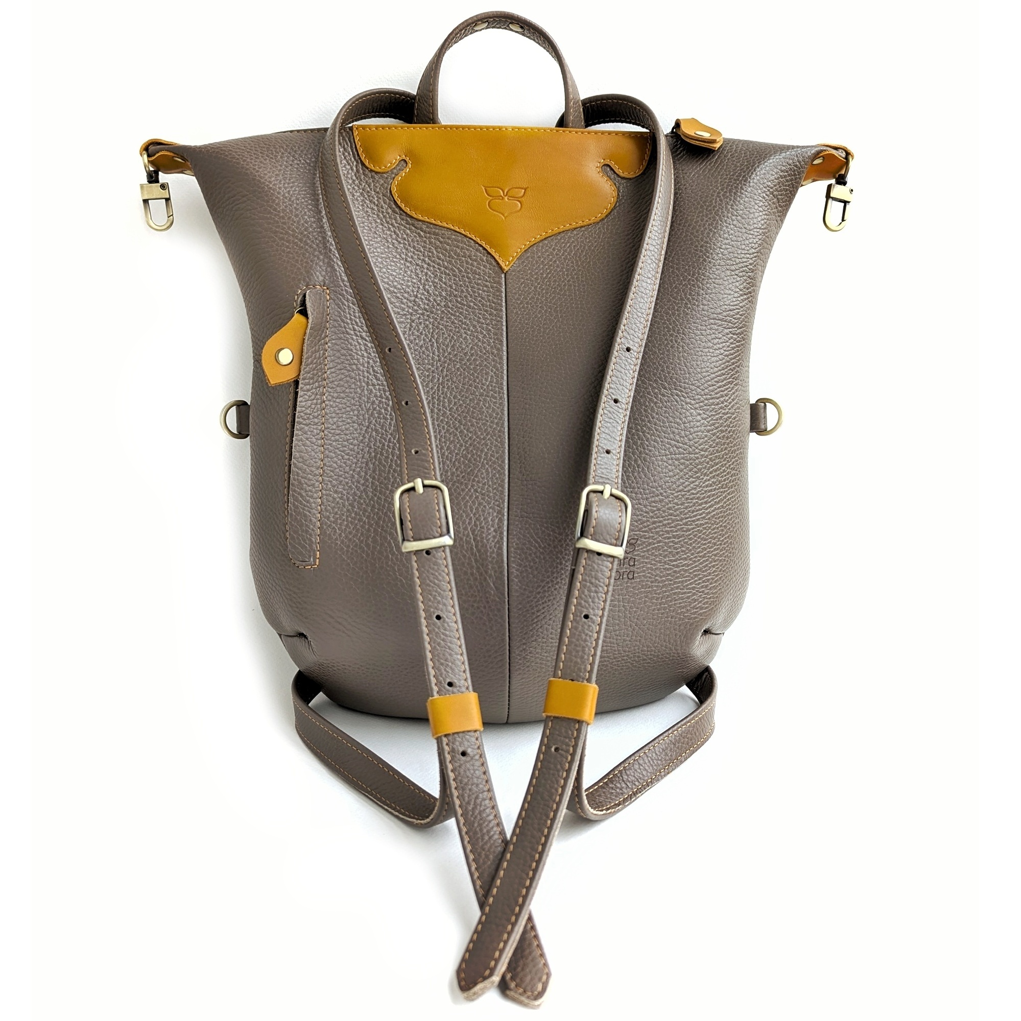 Рюкзак ТУЛОН капучино + охра