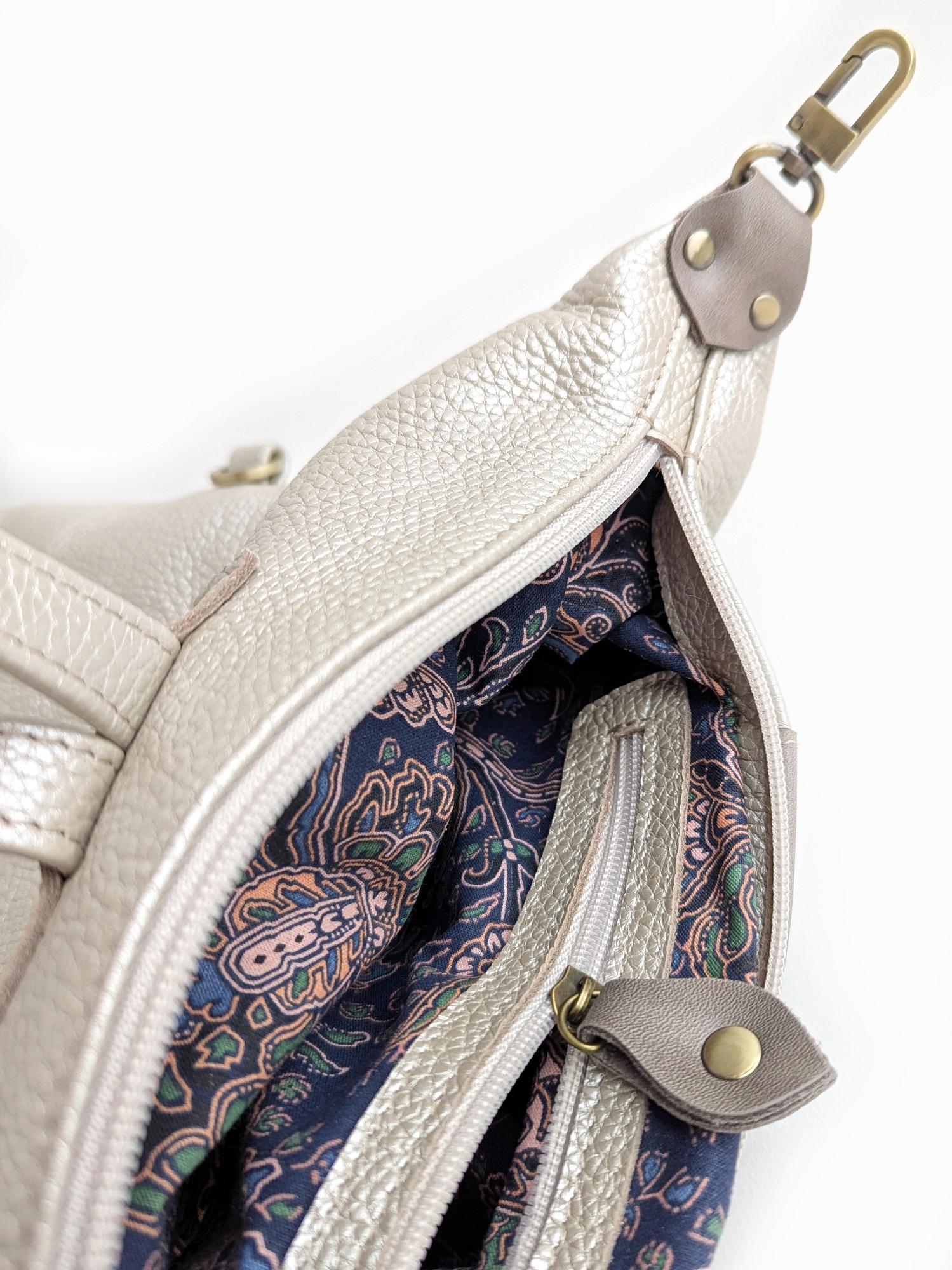 Рюкзак ТУЛОН серебро + камень