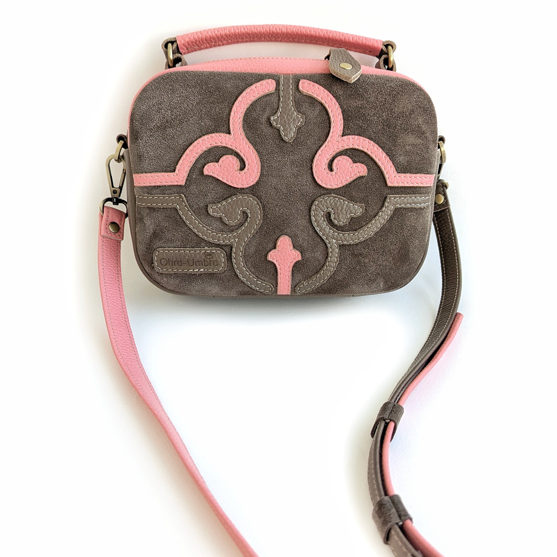 Сумка ТОСКАНА румяна + капучино