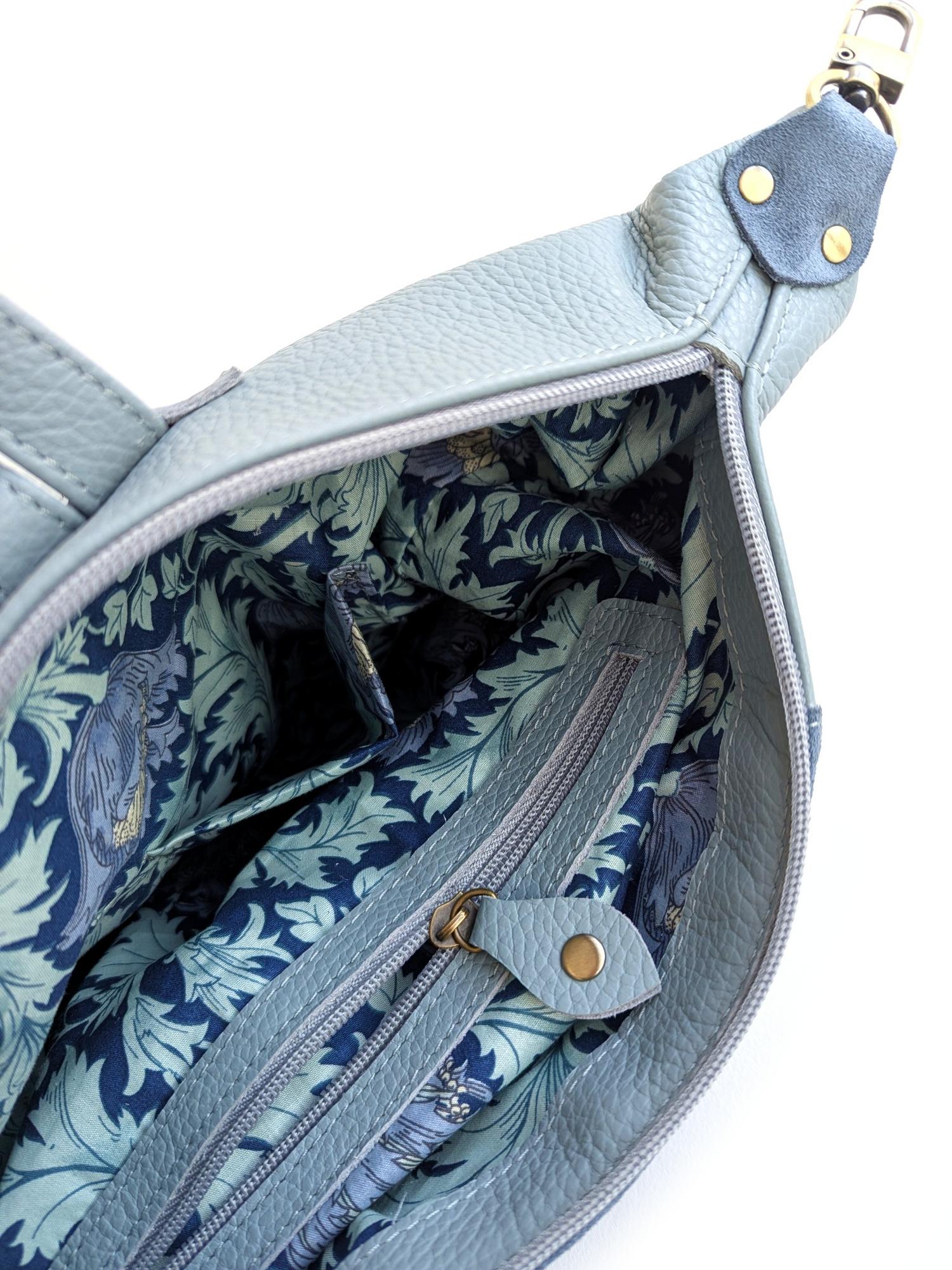 Рюкзак ТУЛОН голубой туман + джинсовый