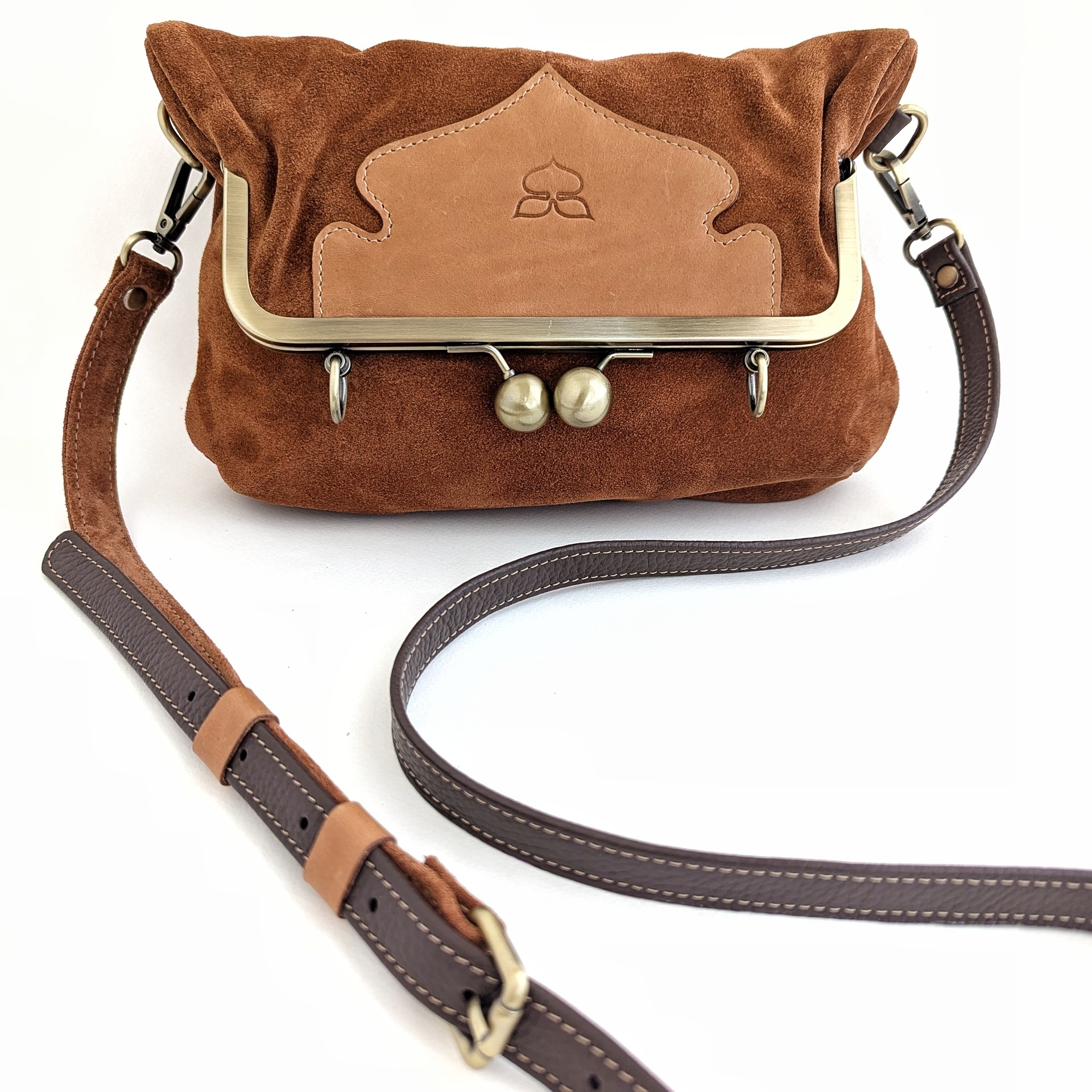 Сумка ДИЖОН медь + карамель + древесная кора