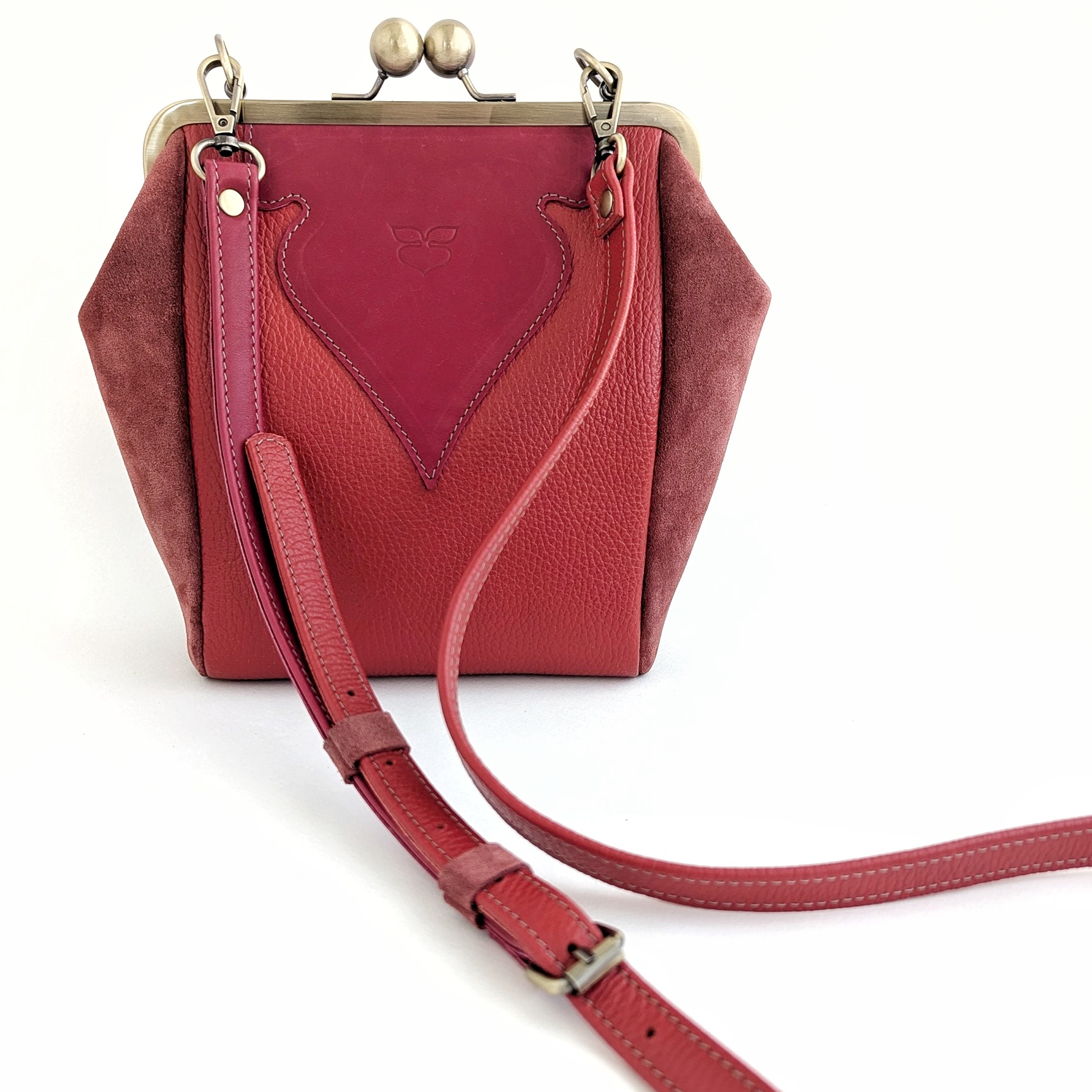 Сумка РОШЕ ФЛОРА томат + брусника