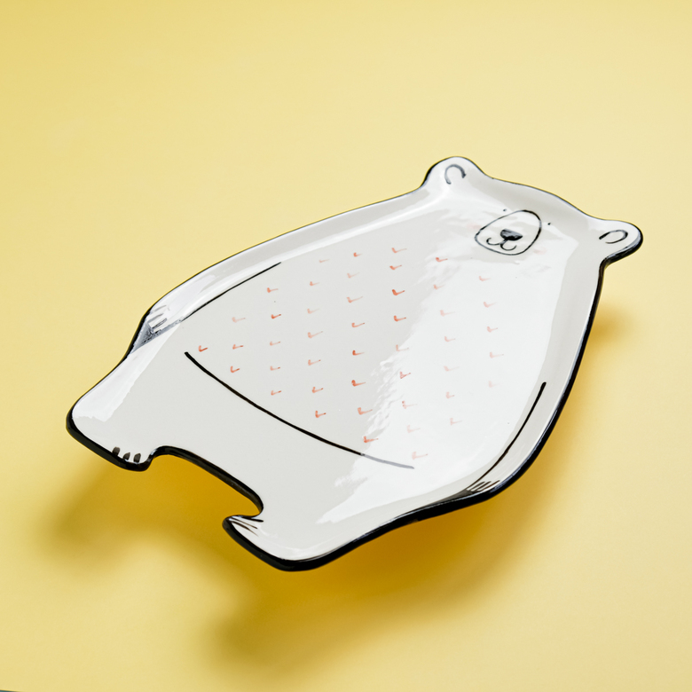 Тарелка КОСОЛАПЫЙ МЕДВЕДЬ