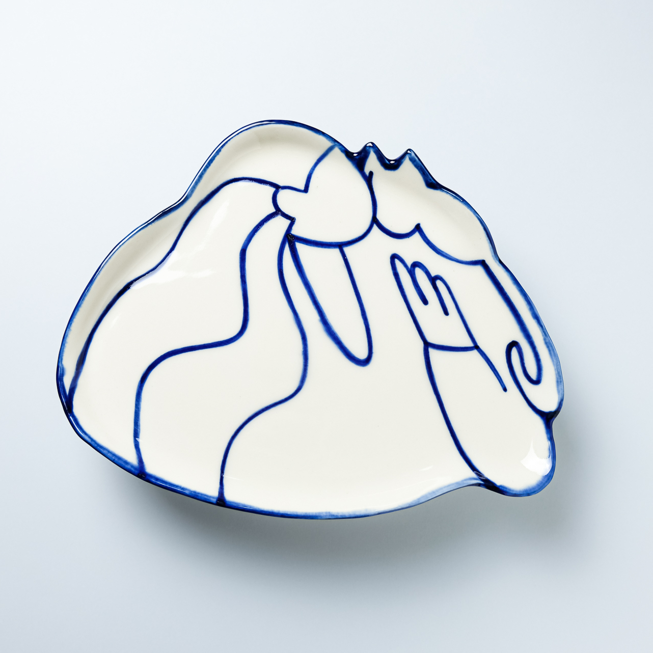 Тарелка ЧЕЛОВЕК и КОТИК