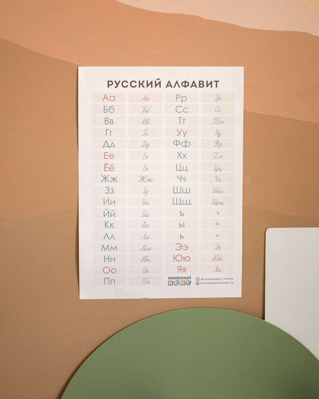 Плакат  "Русский алфавит"