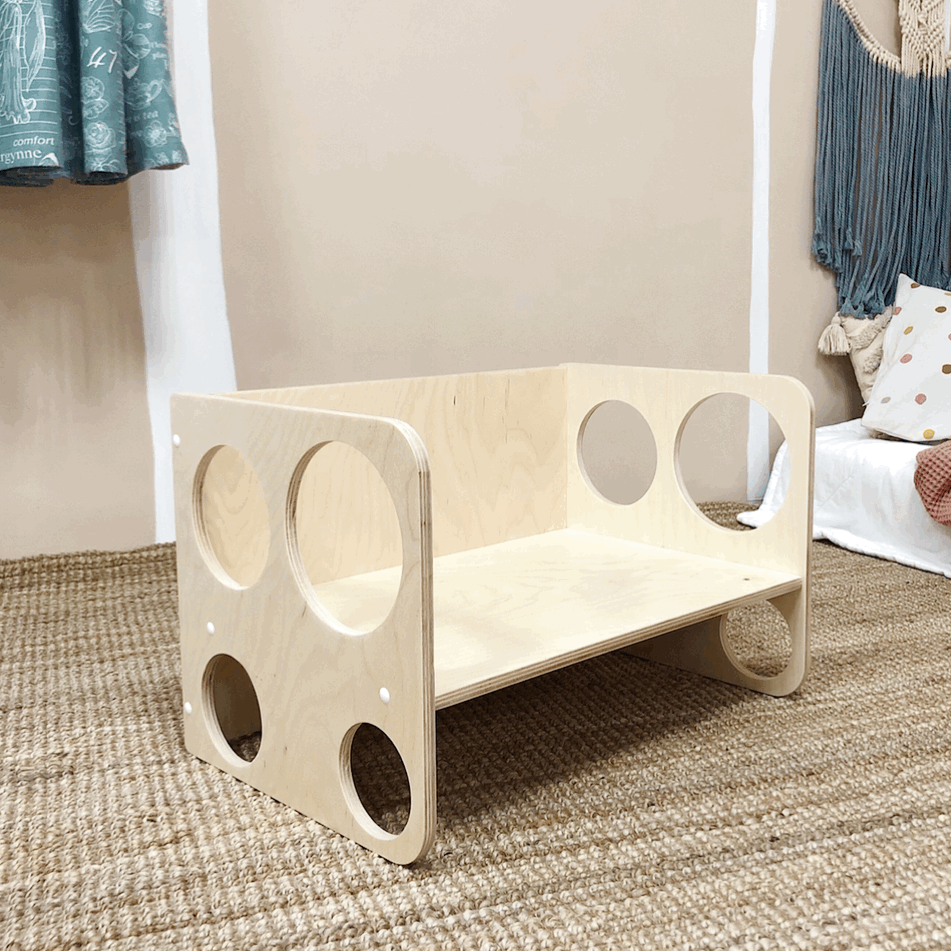 детская скамья - Монтессори стол