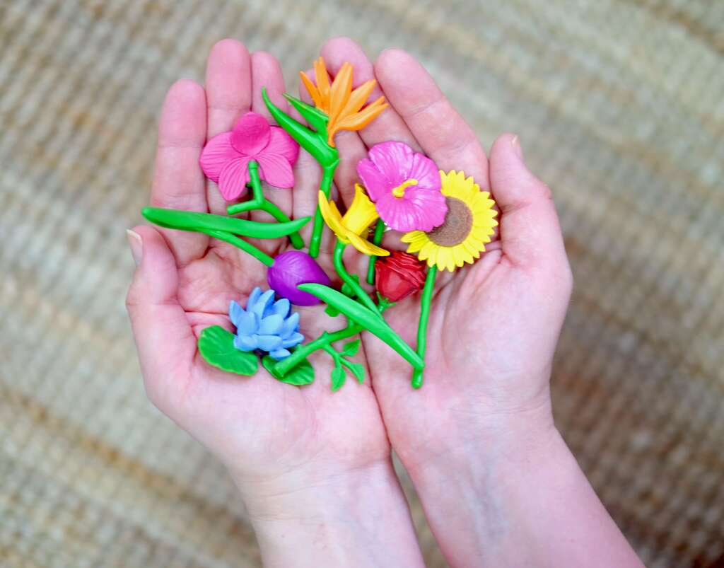 Набор фигурок "Цветы "