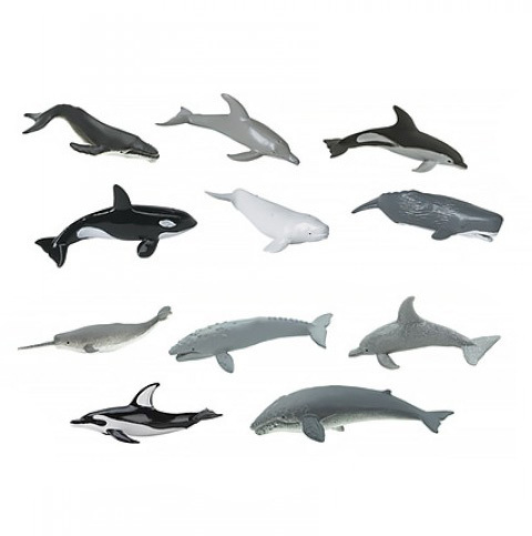 Набор фигурок Киты и дельфины