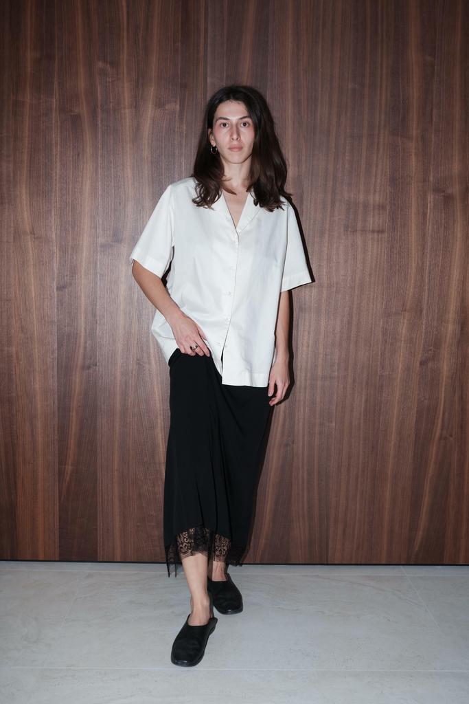 Юбка с кружевом