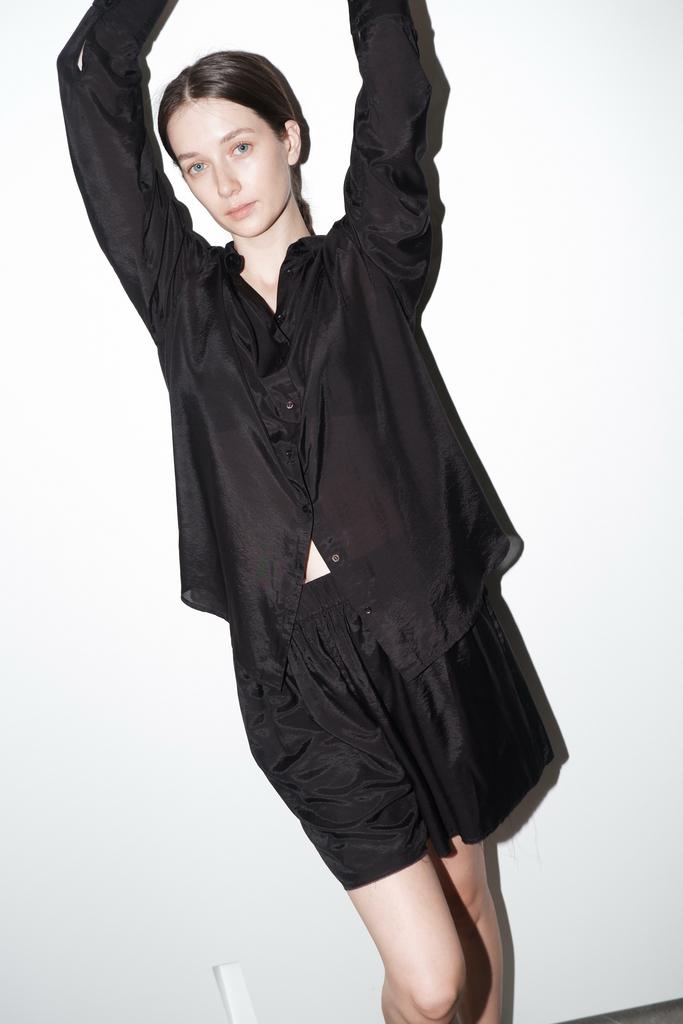 Шорты из шелкового батиста