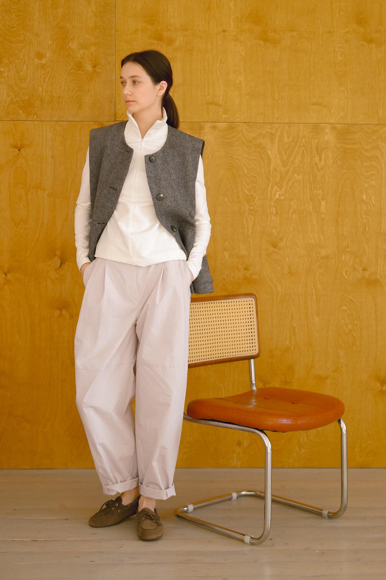 Брюки-бананы Pastel Gray