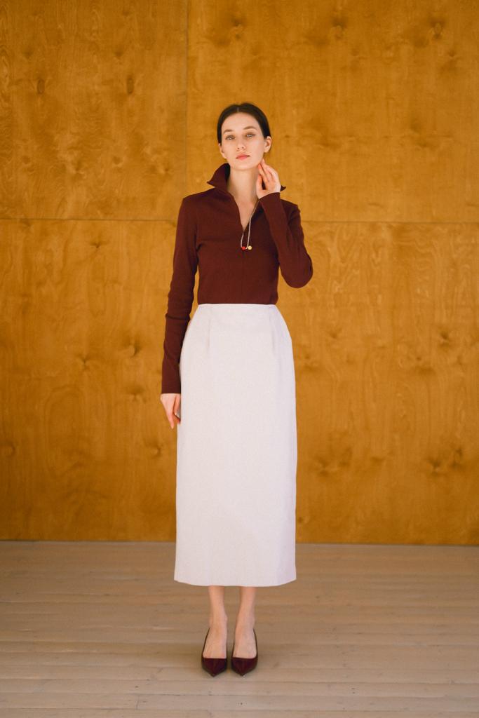 Юбка миди Pastel Gray