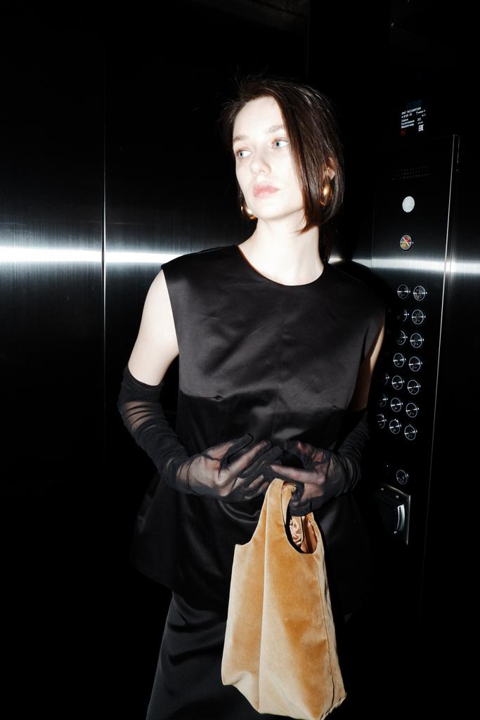 Сумочка из бархата