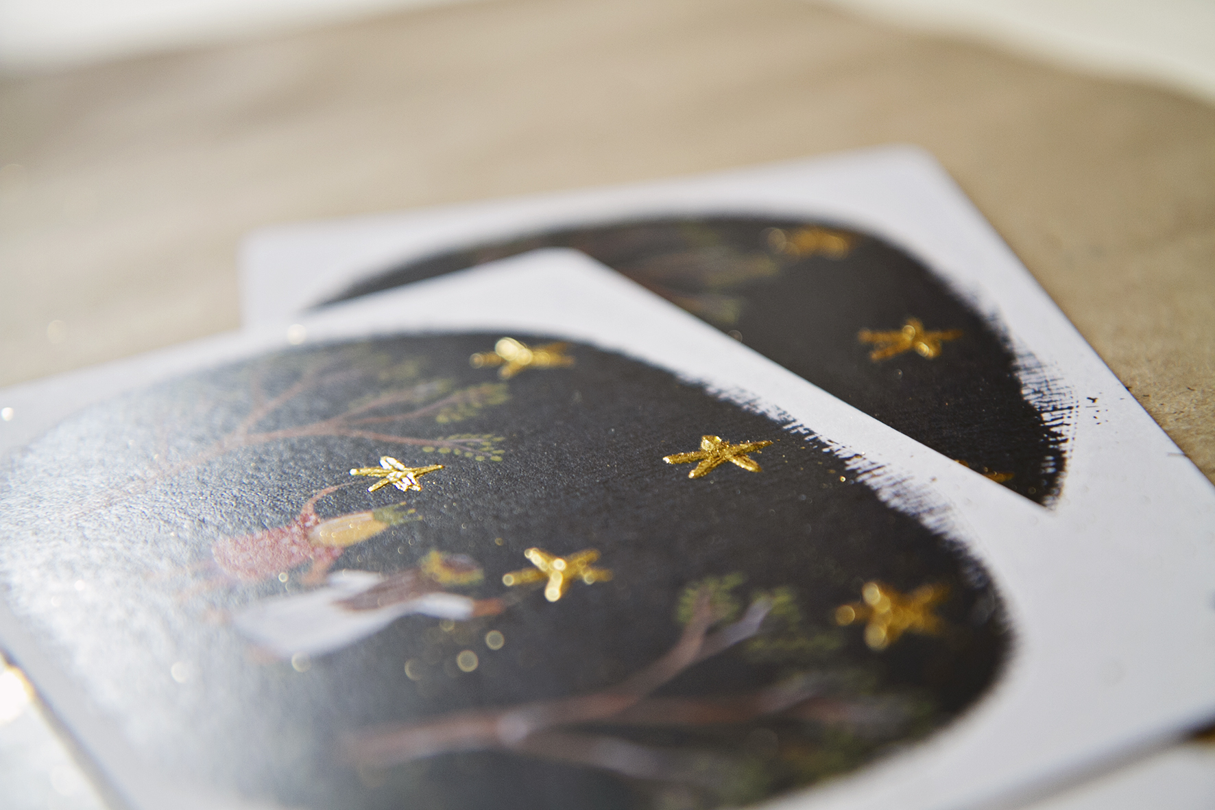 Открытка "Звездный лес"