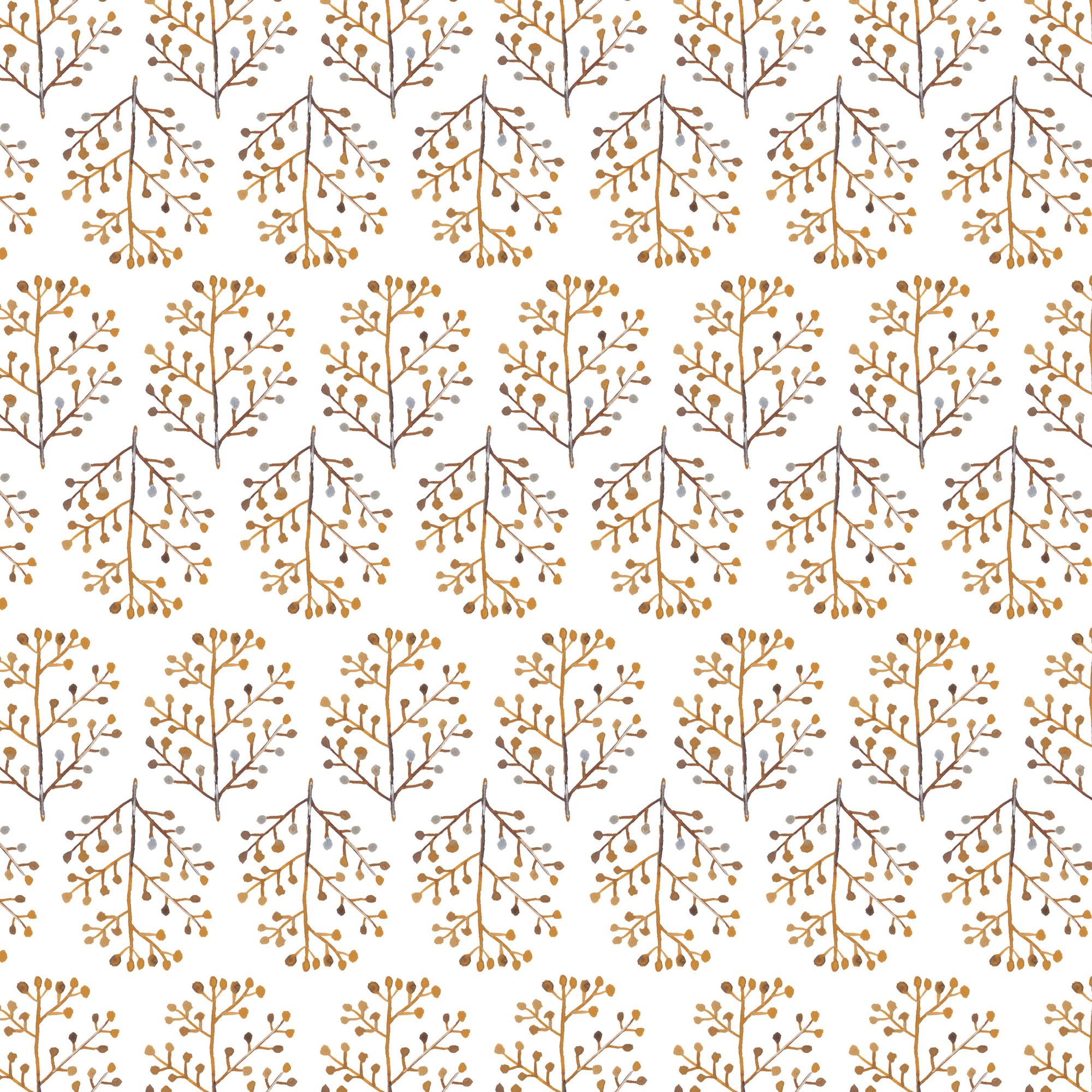 Ткань "Сухоцветы" / белый