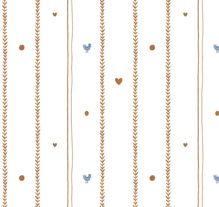 Ткань "Наивная полосочка"