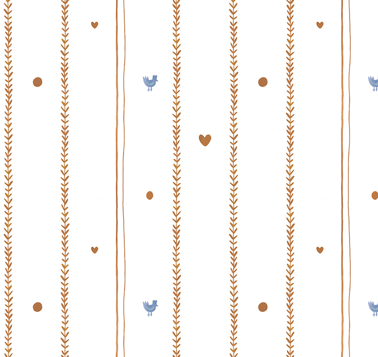 Сатин "Наивная полосочка"