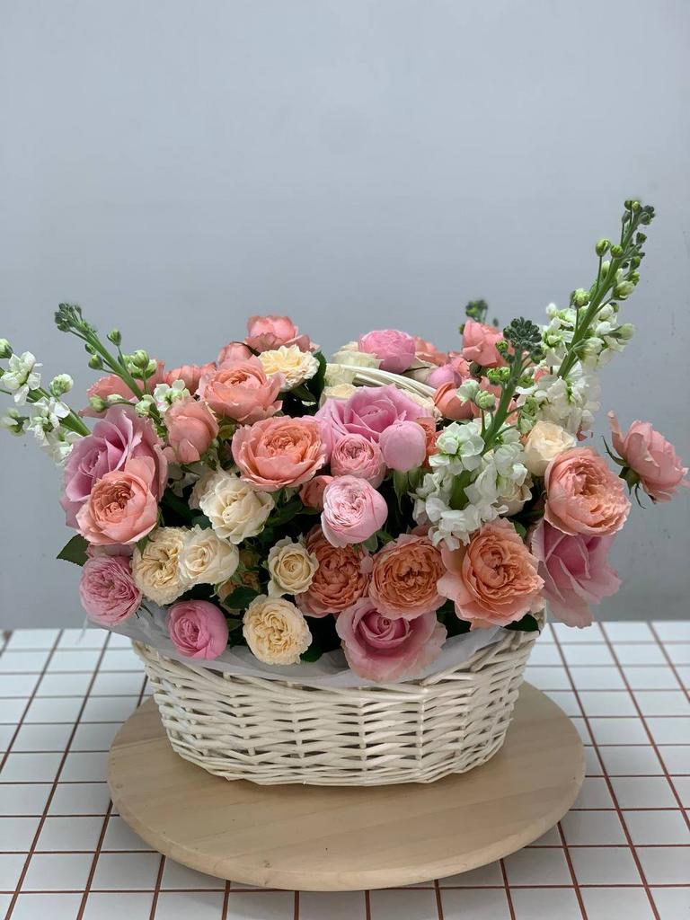 Корзина - персик