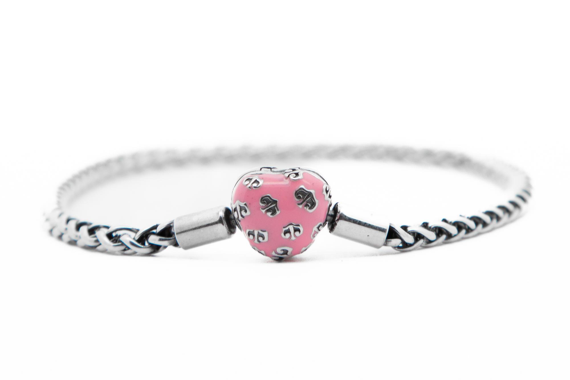 Open your heart Pink bracelet