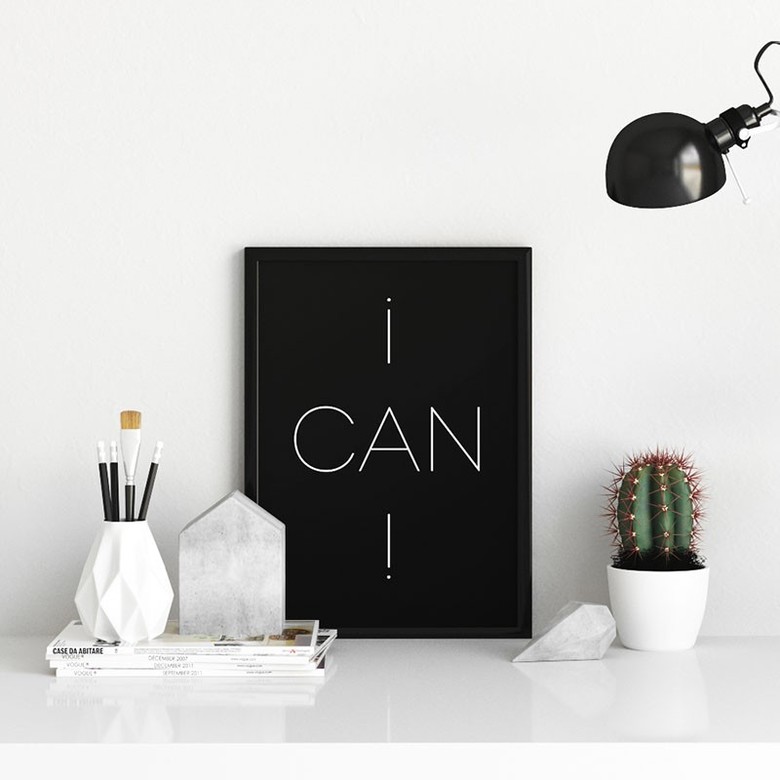 Постер "i can !"