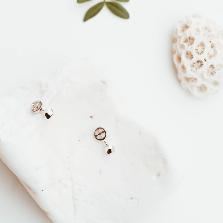 Серьги  Грани