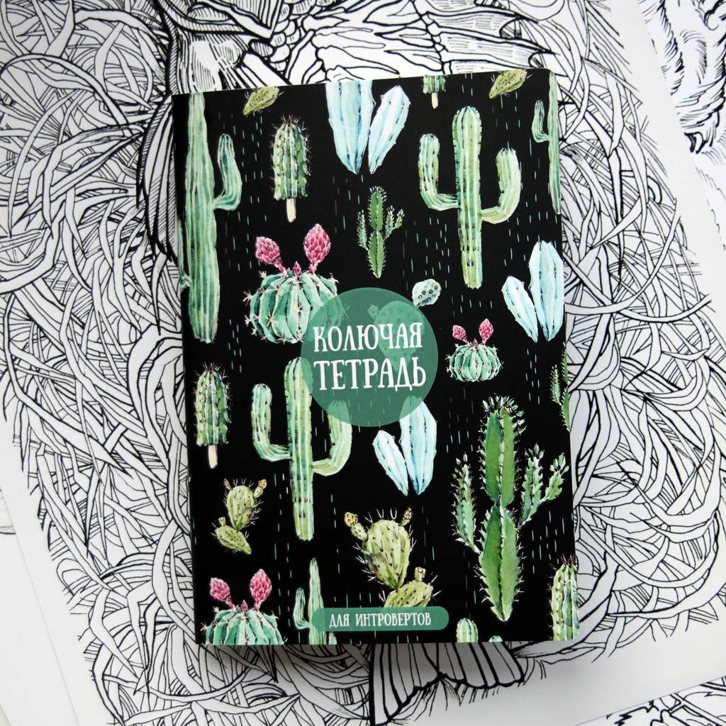 Кактусы картинка тетрадь