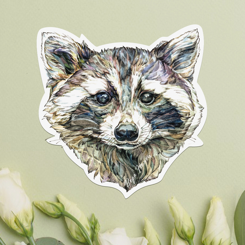 Наклейки еноты