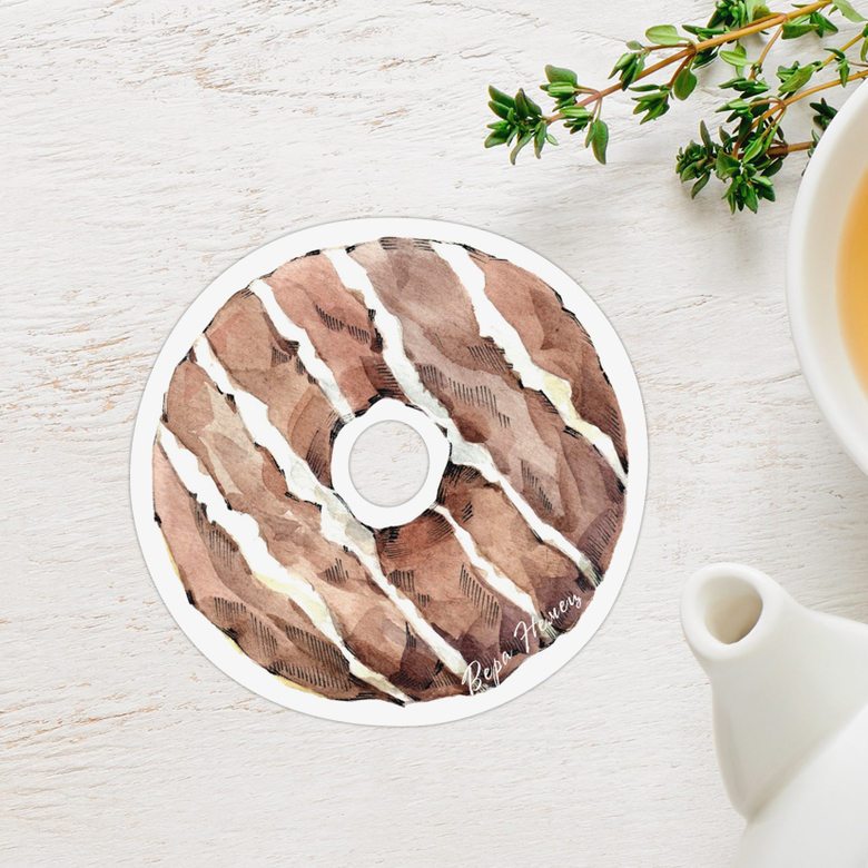 Наклейки на телефон пончик