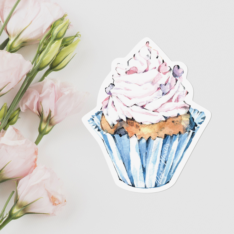 Наклейки на телефон пирожные