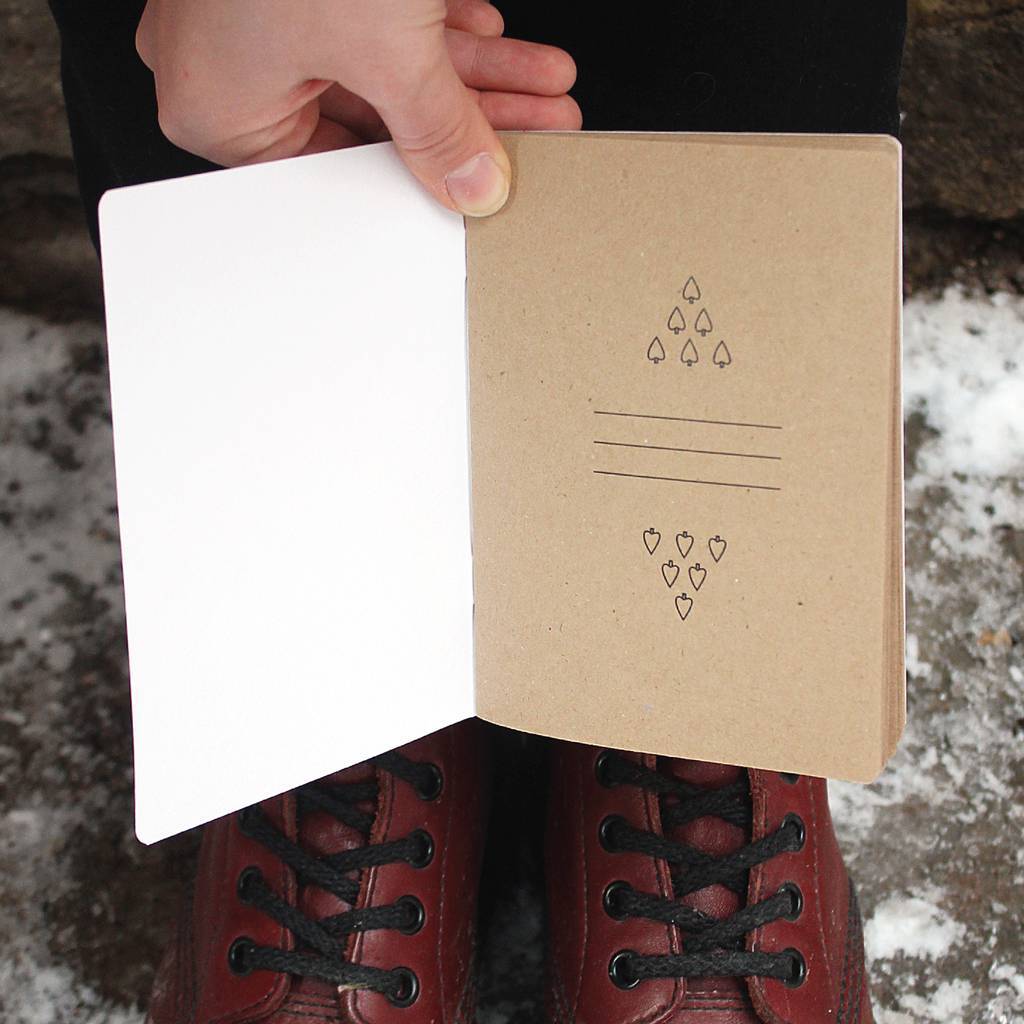 Блокнот для рисования крафт