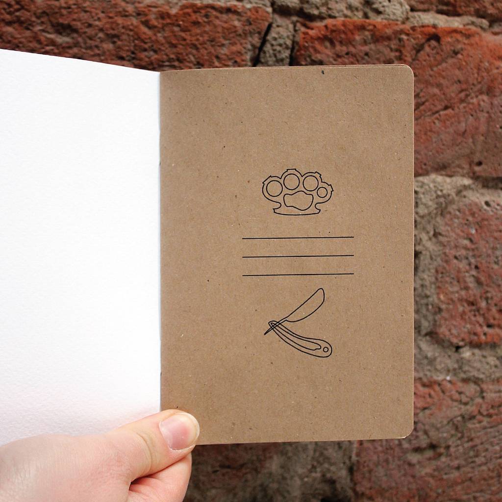 Блокнот с крафт страничками