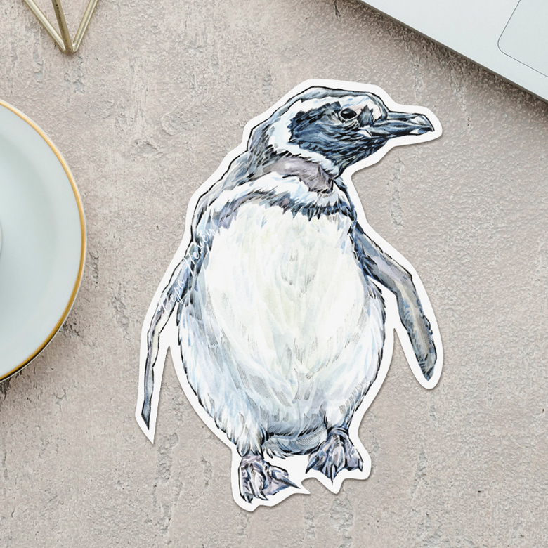 Наклейки с изображением пингвина
