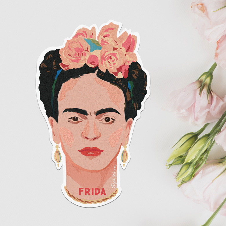 Наклейки на телефон Фрида Кало