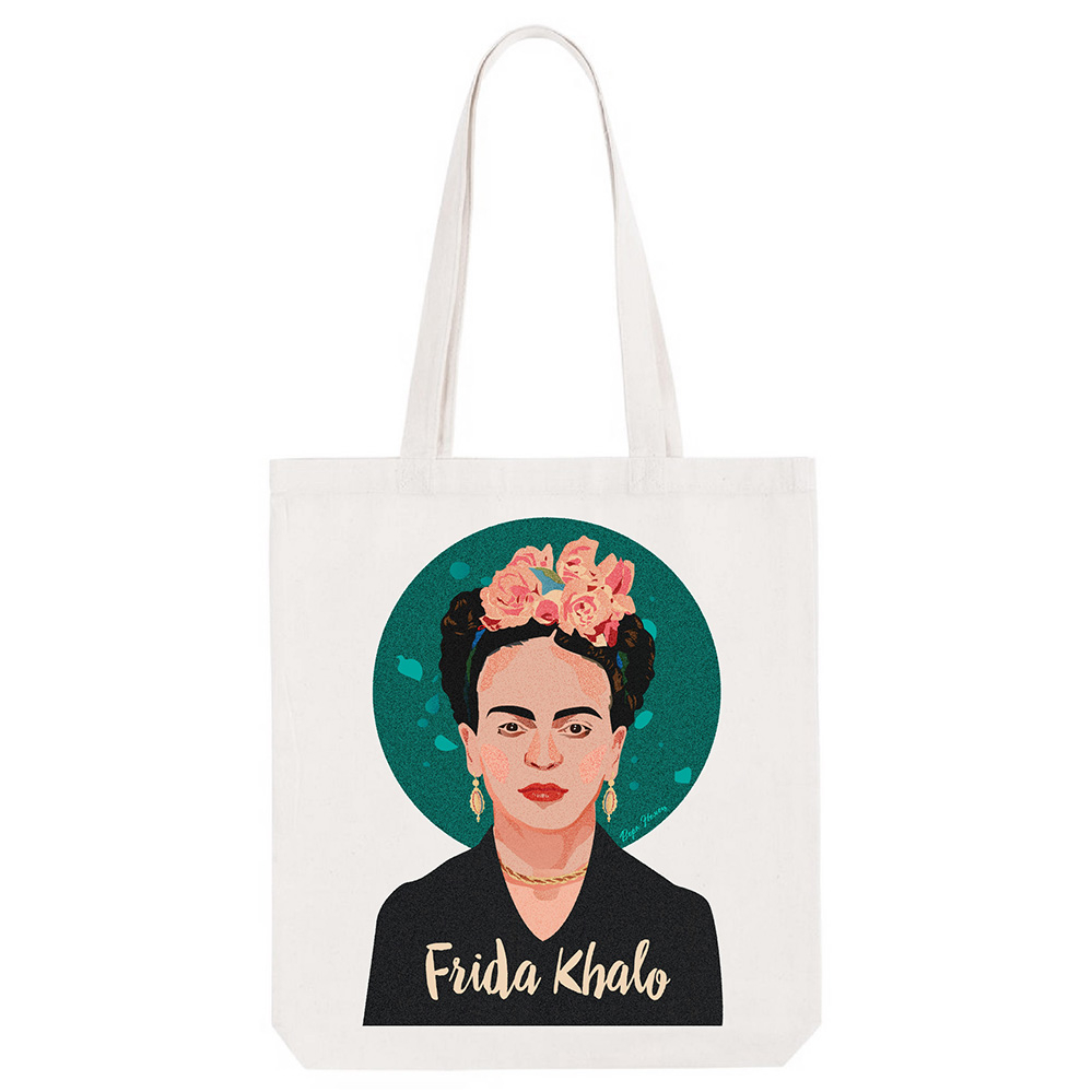 Сумка шоппер с принтом художница Фрида Кало