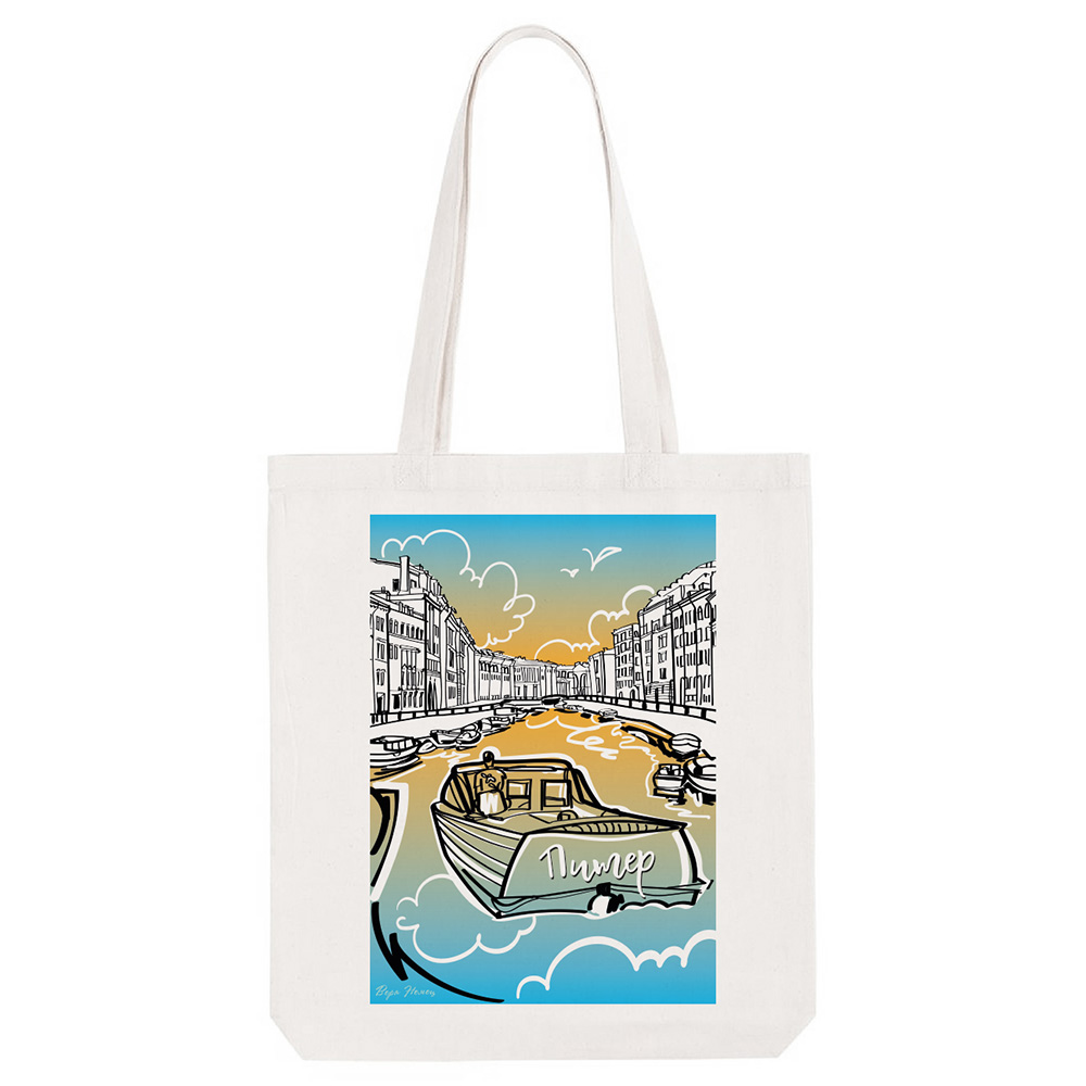 Сумка шоппер Санкт-Петербург, Питер, СПб