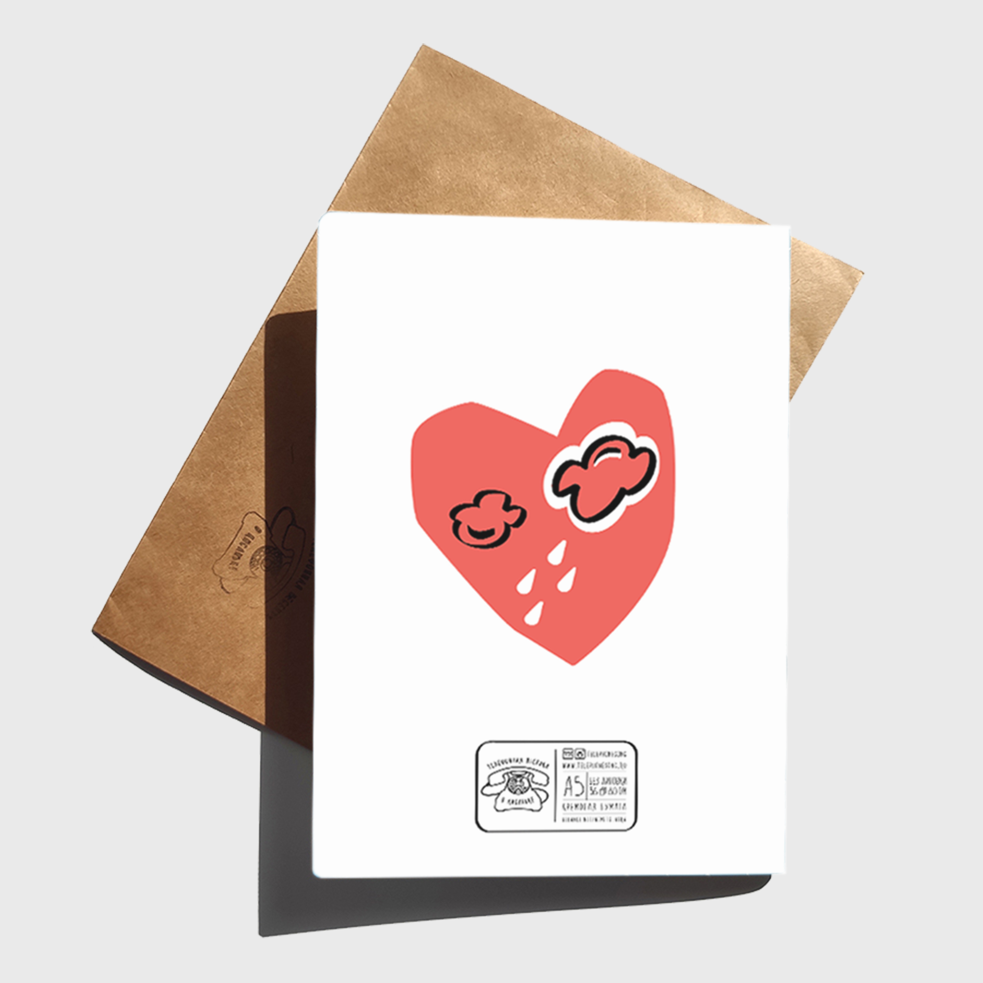 Тетради с принтом сердце Санкт-Петербурга