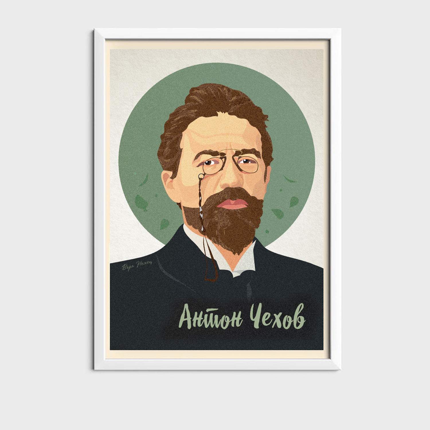 Постер на стену классик русской литературы Антон Чехов