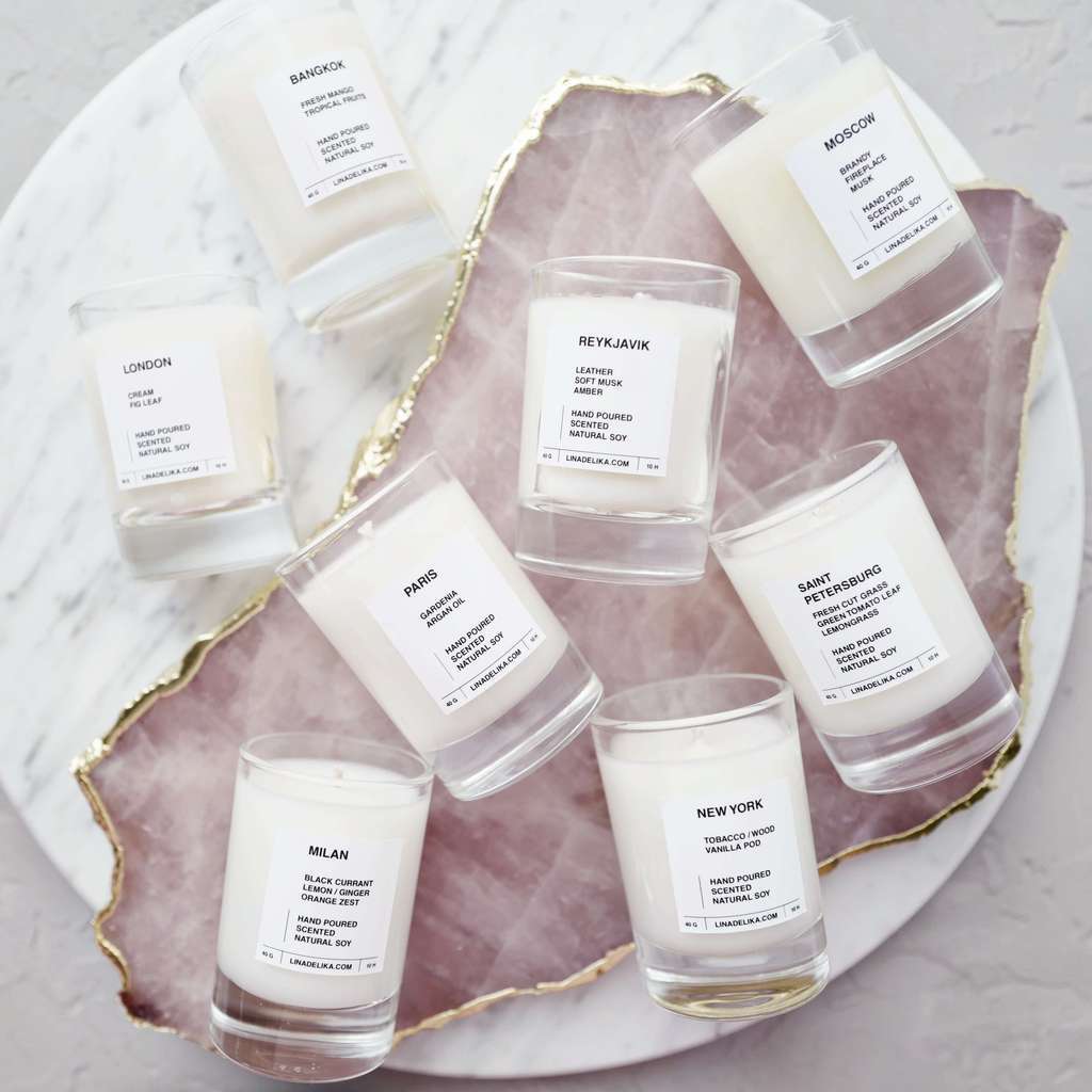 Свеча малая Linadelika из коллекции Geography